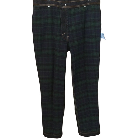 Eddie Bauer Flannel Lined Dark Wash Denim Jeans Mens. Size: 38/32 - Picture 10 of 16